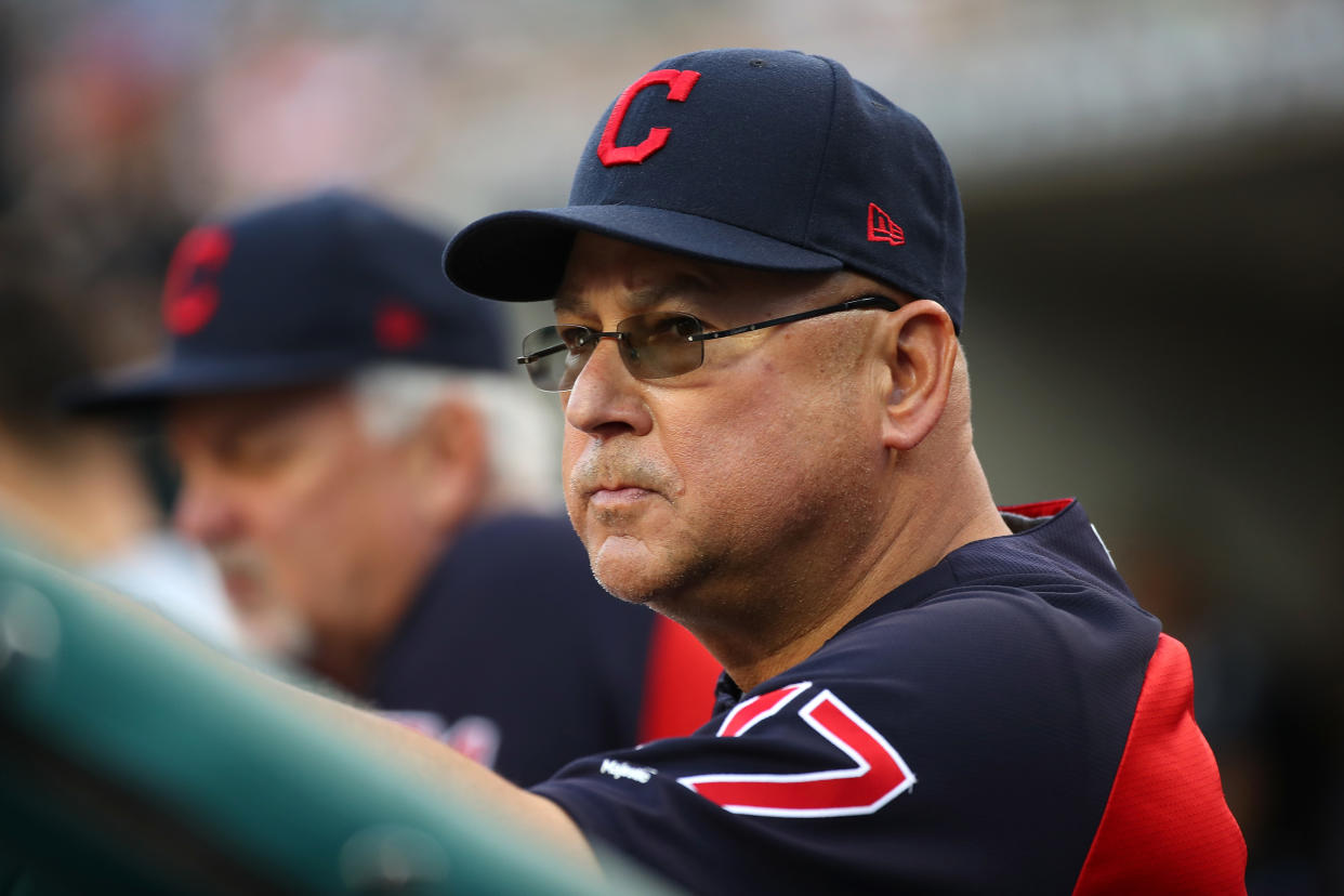 A simple miscommunication in the dugout caused Indians manager Terry Francona to send in the wrong pitcher in the ninth inning on Tuesday night against the Reds. (Getty Images)