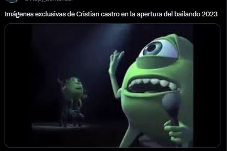 Los memes estallaron tras la presentación de Cristian Castro en el Bailando 2023 (Foto: Twitter)