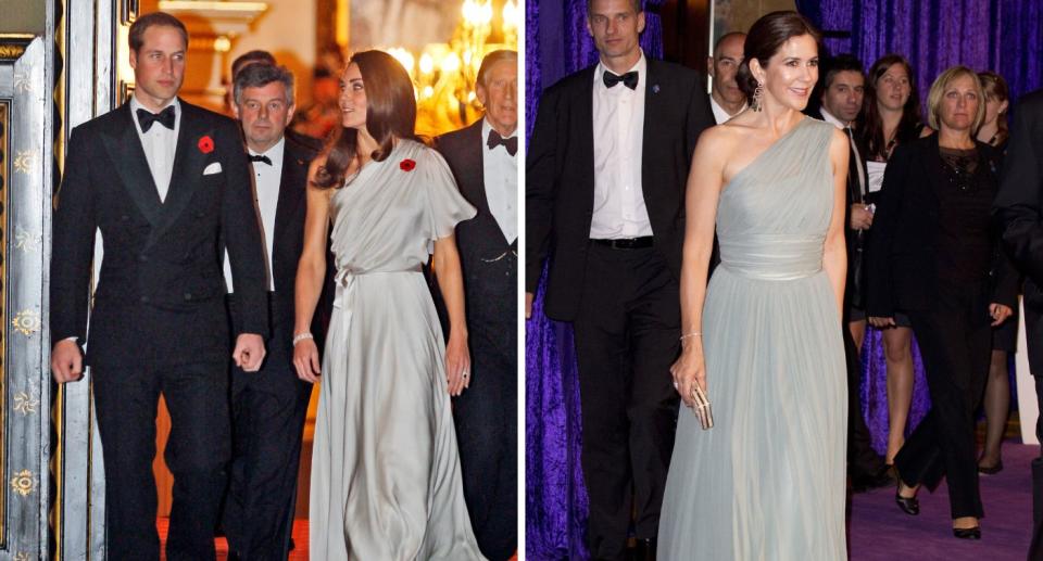 Prince William, Duke of Cambridge and Catherine, Duchess of Cambridge; Crown Princess Mary