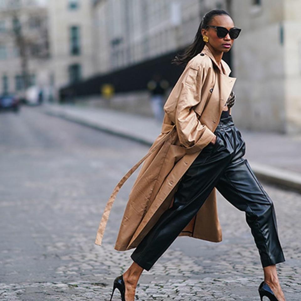 We've found the best leather trousers and leggings to wear with everything this winter