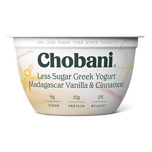 2) Less Sugar Madagascar Vanilla & Cinnamon Greek Yogurt