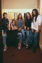 <p>Skid Row backstage in 1995.</p>