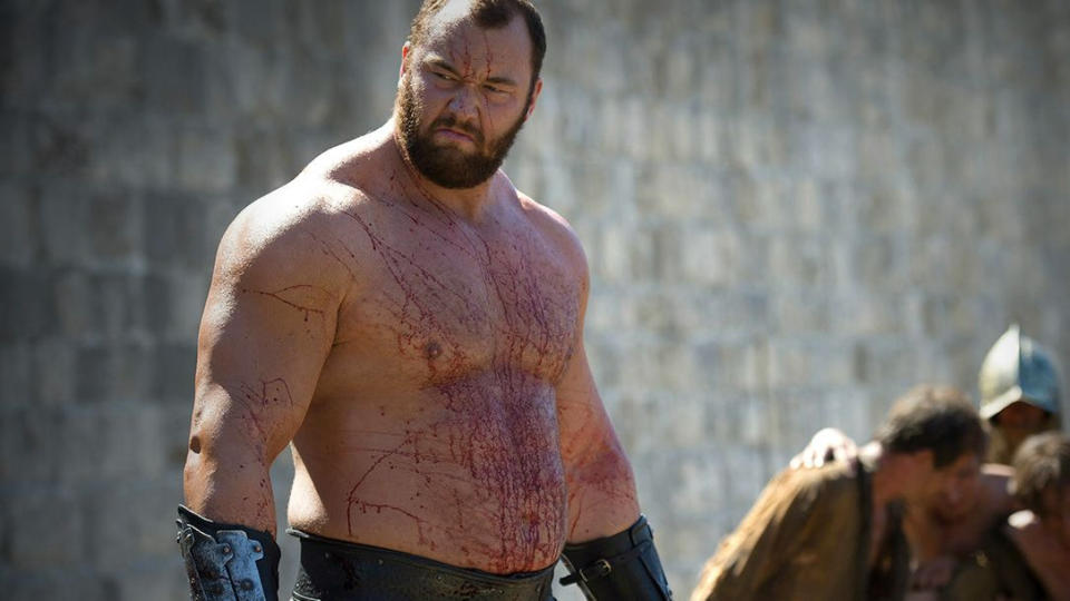 Hafþór Júlíus Björnsson as Ser Gregor ‘The Mountain That Rides’ Clegane (Credit: HBO)