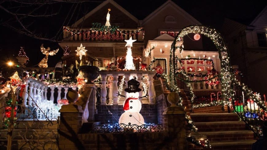 圖／翻攝自 Dyker Heights Christmas Lights twitter