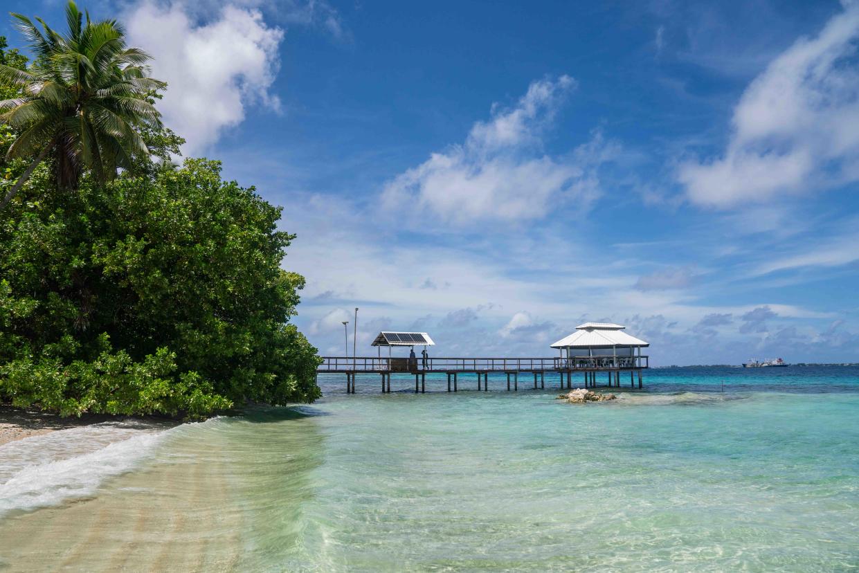 Bokanbotin is a private islet in a marine protected area.