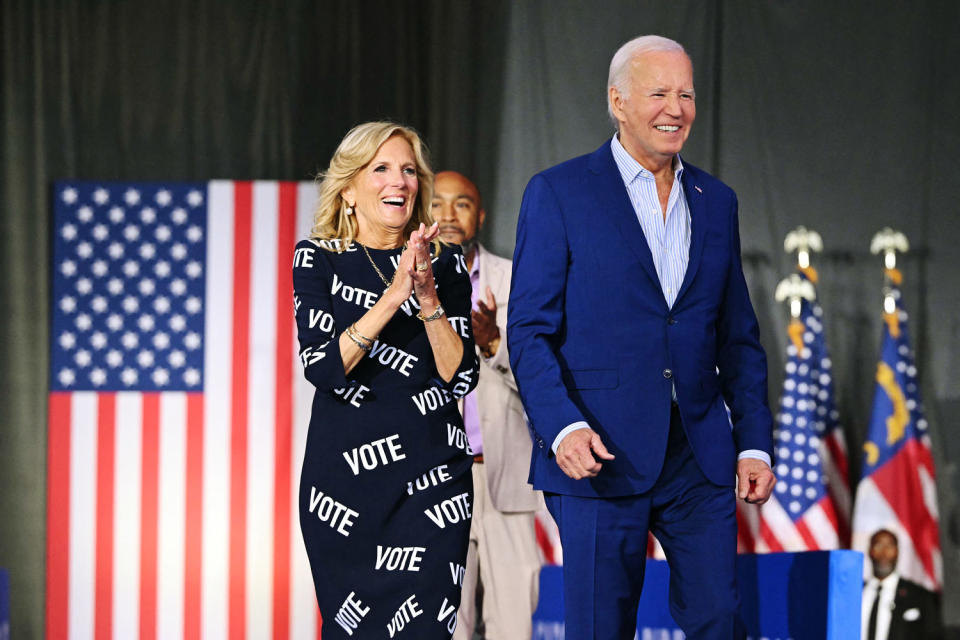 President Joe Biden and first lady Jill Biden (Mandel Ngan / AFP - Getty Images)