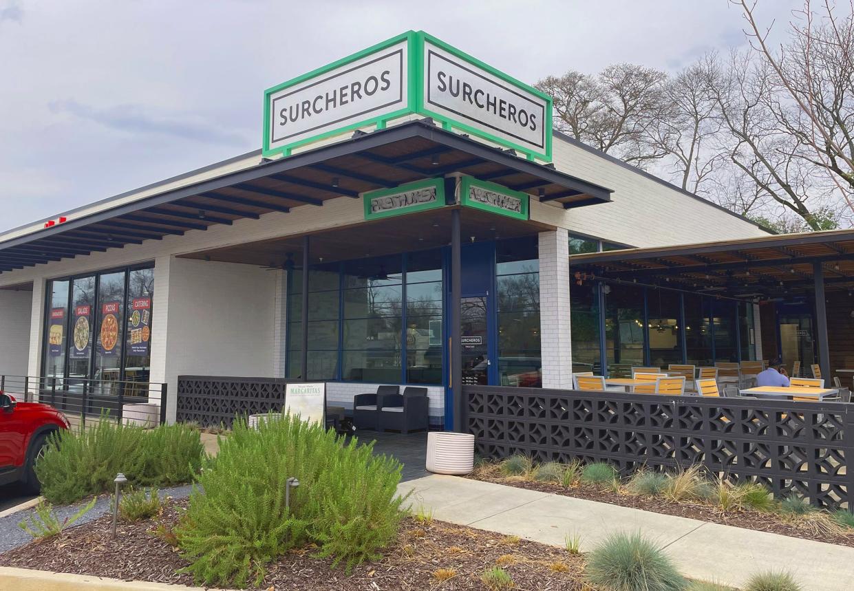 Surcheros Tex-Mex restaurant on Baxter St. in Athens, Ga. on Tuesday, Mar. 5, 2024. A second area location is scheduled to open in Oconee County on Mar. 12.