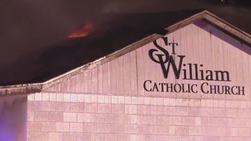 <div>A massive fire broke out on May 1 at St. William Catholic Church near 107th Avenue and Buckeye Road. No one was hurt in the blaze.</div>