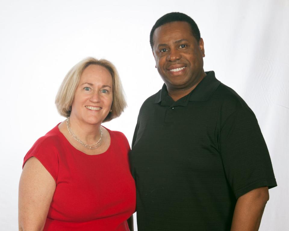 Julie Leach, executive director of the Westcoast Black Theatre Troupe, and Nate Jacobs, founder and artistic director.