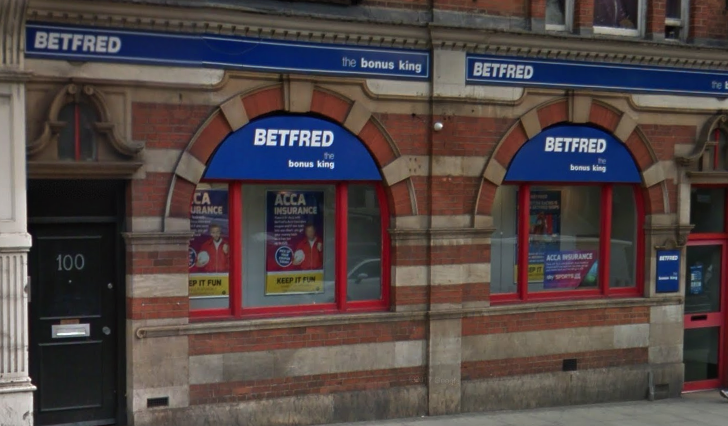 The man was stabbed outside a BetFred shop in Upper Clapton Road (Google)