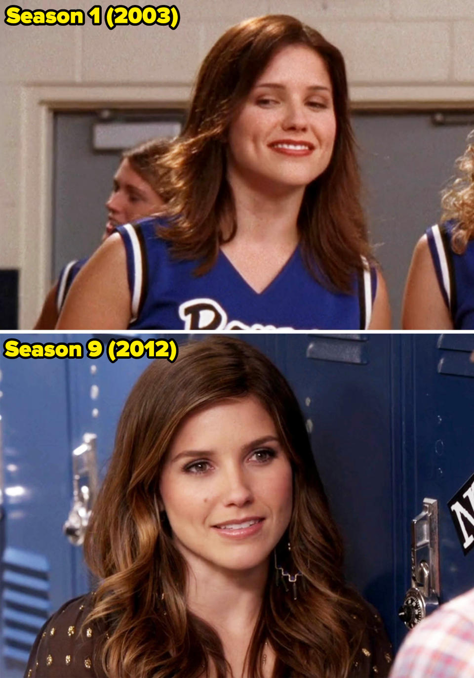 Sophia Bush as Brooke Davis on One Tree Hill