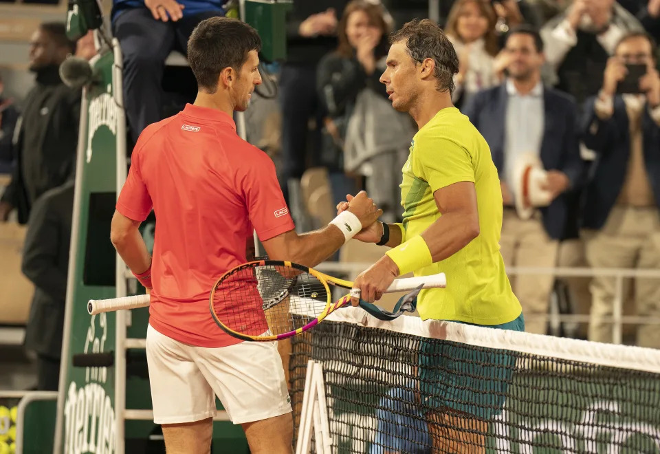 Ninguna pareja de tenistas se ha visto las caras más veces que Novak Djokovic y Rafael Nadal. (Foto: Susan Mullane-USA TODAY Sports vía Reuters)