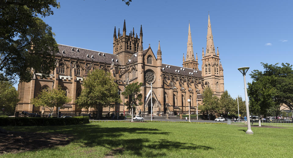 Saint Mary's cathedral in Hyde Park rolled out their 