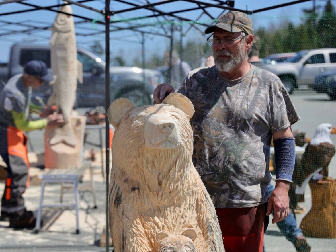 The 31st edition of the Atlantic Carving Show and Competition is being held at Cole Harbour Place this weekend. (Jeorge Sadi/CBC - image credit)