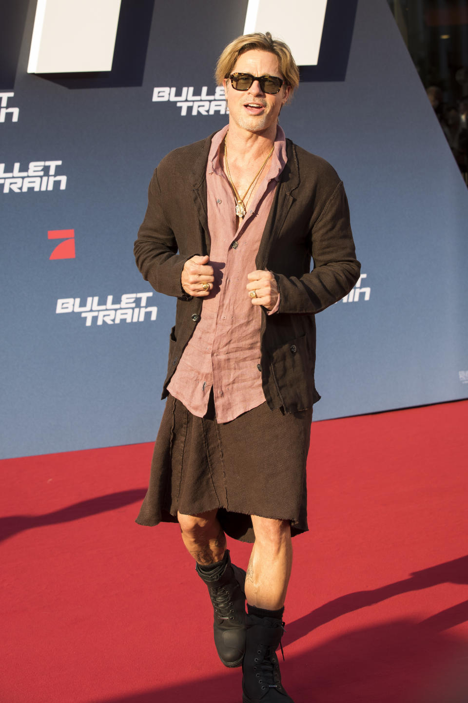 Brad Pitt rockte durch Berlin (Bild: Ben Kriemann/Getty Images for Sony Pictures)