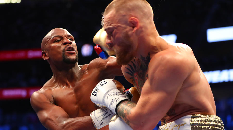 Hyped for its novelty and spectacle, the bout between Floyd Mayweather Jr. and UFC star Conor McGregor materialized into a real fight ― and an entertaining one at that.