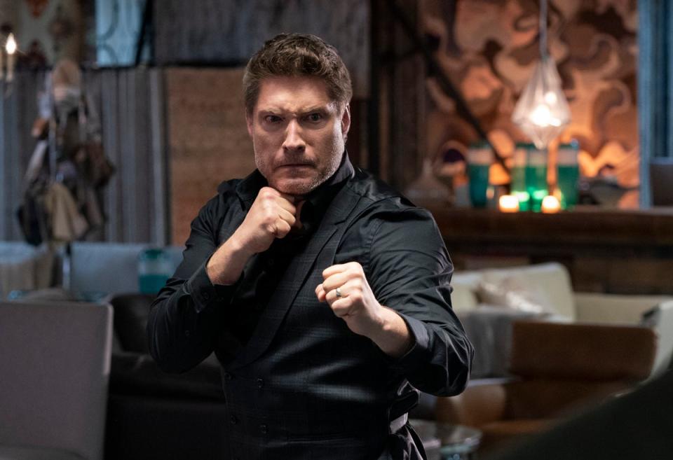 Sean Kanan as Mike Barnes in ‘Cobra Kai’ (CURTIS BONDS BAKER/NETFLIX)