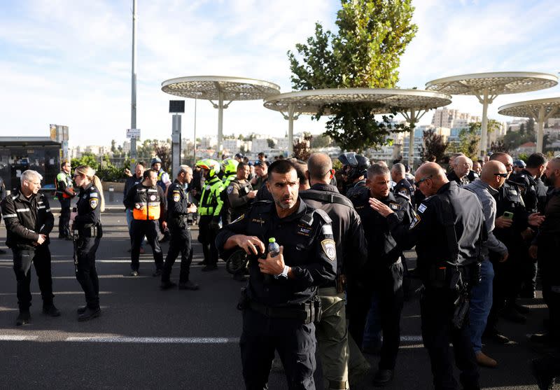 Aftermath of a violent incident in Jerusalem