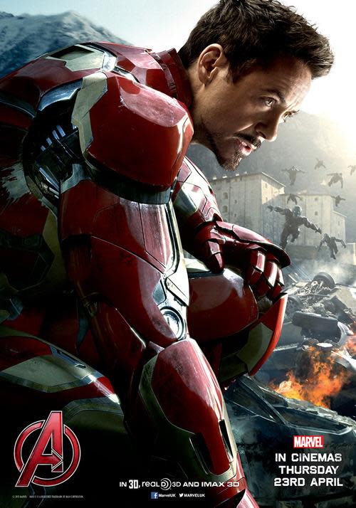 iron man 3 3d movie poster