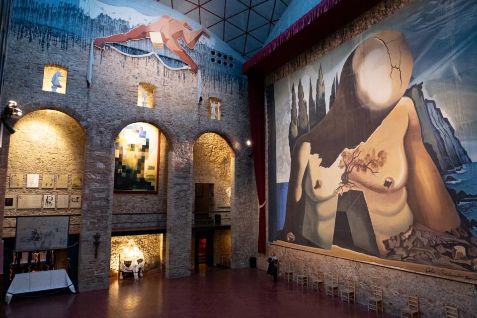 Those passing through Figueres can find a wonderful testament to Dali’s unique art in the city’s Theatre Museum (Diana Jarvis)
