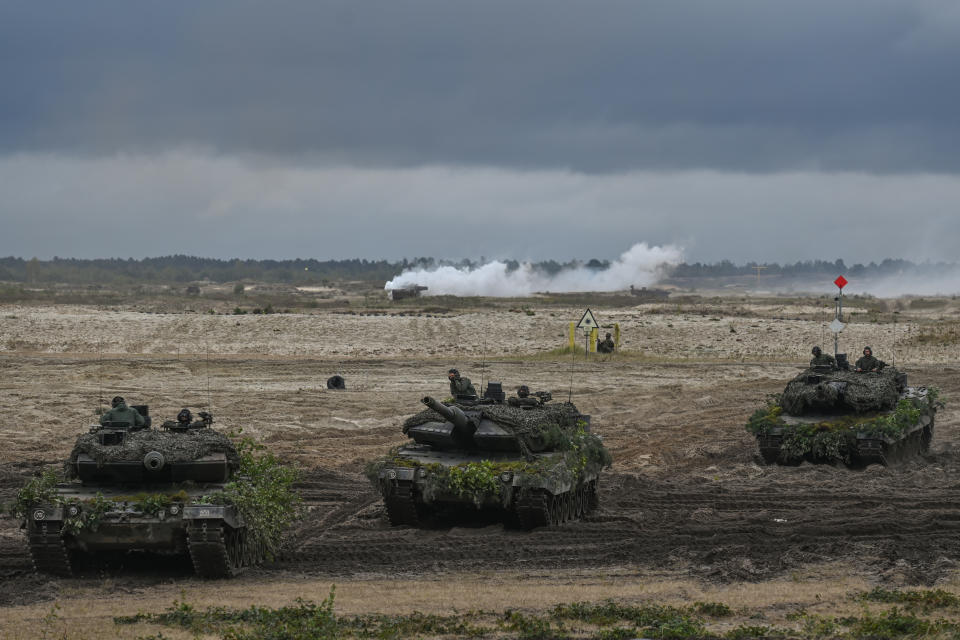 Leopard-Kampfpanzer (Bild: Artur Widak/Anadolu Agency via Getty Images)
