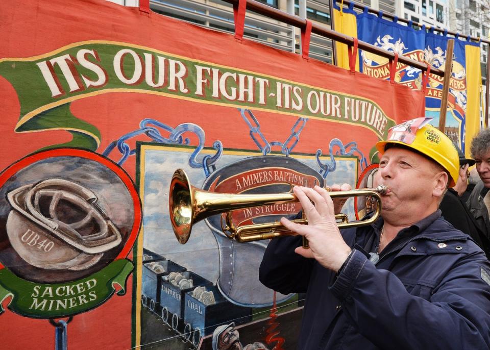 A miners’ strike helped topple the Conservative Government in 1974, but few industries now have the symbolic importance that the miners had in the 1970s, an expert says (John Stillwell/PA) (PA Archive)