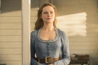 Doch bleibt wirklich alles ohne Konsequenzen? Was macht "Westworld" aus dem Besucher? Und was macht das Sterben und Wiederauferstehen aus den Androiden? Im Laufe der Serie häufen sich die Fragen - und die Roboterdame Dolores (Evan Rachel Wood) ist der Schlüssel zu allem. (Bild: 2017 Home Box Office, Inc. All rights reserved.)