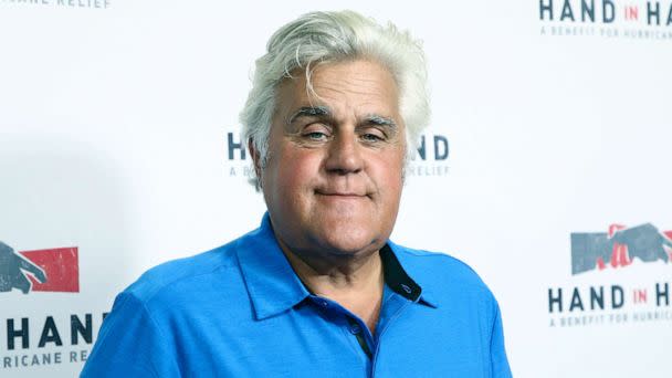 PHOTO: Jay Leno attends the Hand in Hand: A Benefit for Hurricane Harvey Relief in Los Angeles, Sept. 12, 2017. (John Salangsang/Invision/AP, FILE)