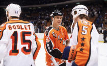 <p>BEST: What's not to like about Steve Yzerman as a rookie in the 1984 NHL All-Star Game in New Jersey? (Getty Images) </p>