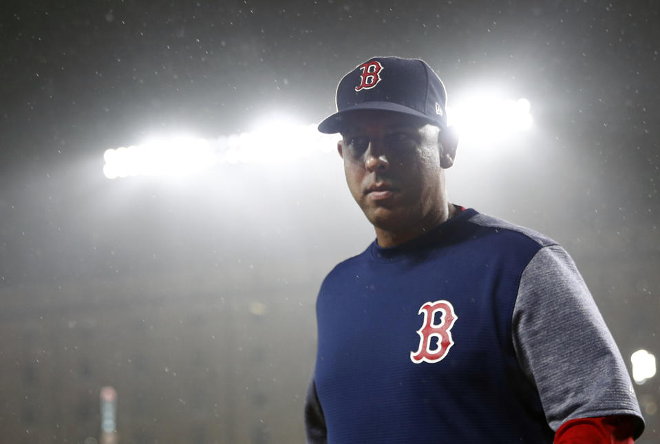 Alex Cora tacitly called out the Orioles for starting games under poor weather conditions that saw a likely Red Sox win wiped off the books. (AP)