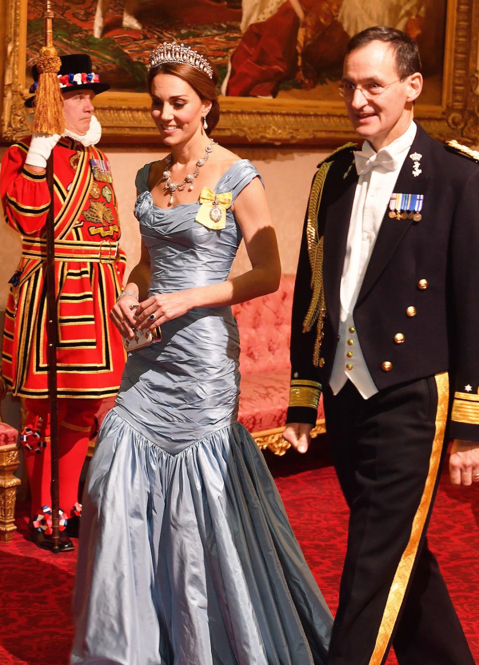 The duchess and Lover's Knot Tiara in 2018