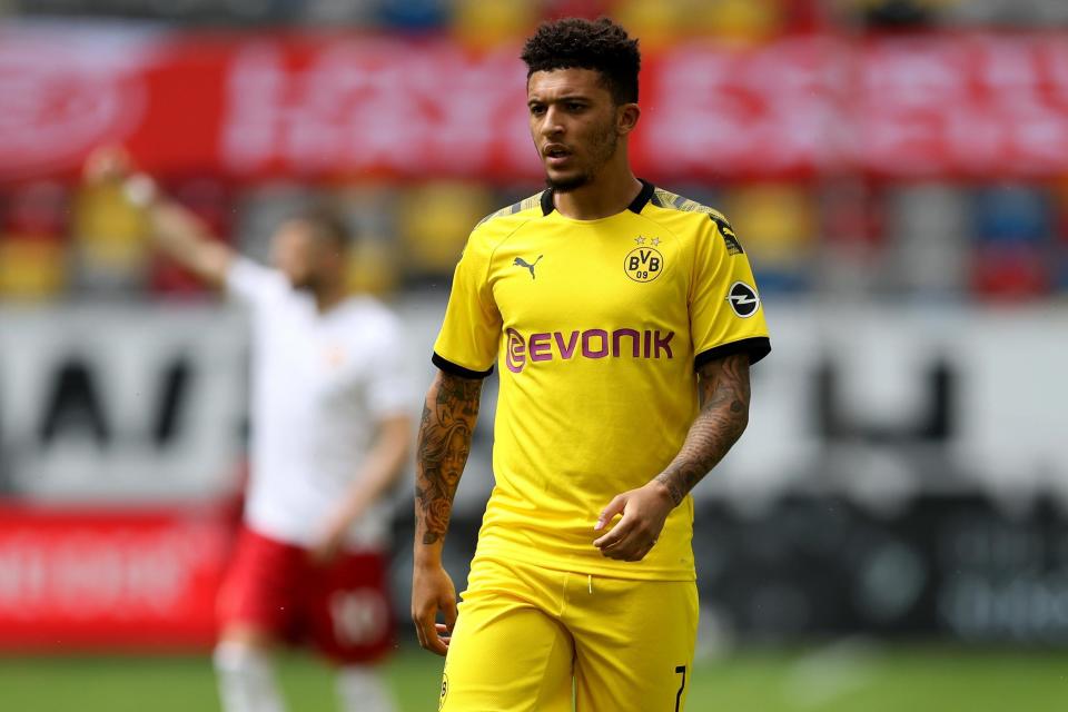 Jadon Sancho remains Solskjaer's number one target Photo: Getty Images