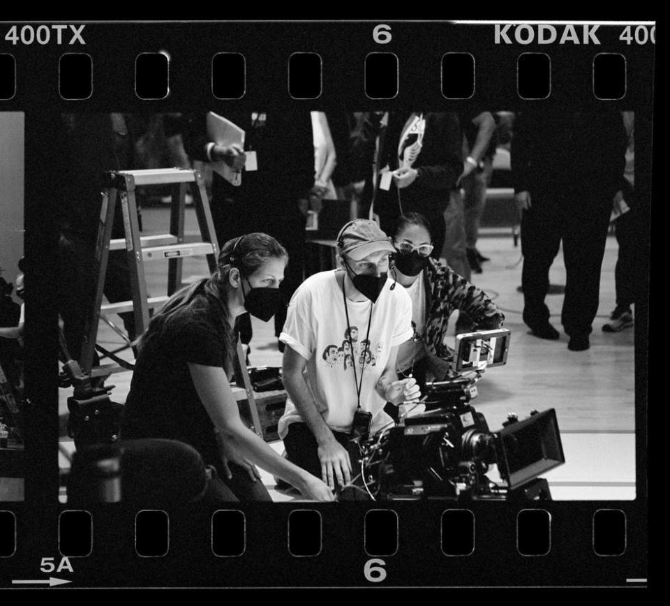 Behind the scenes of “Winning Time: The Rise of the Lakers Dynasty” - Credit: Warrick Page