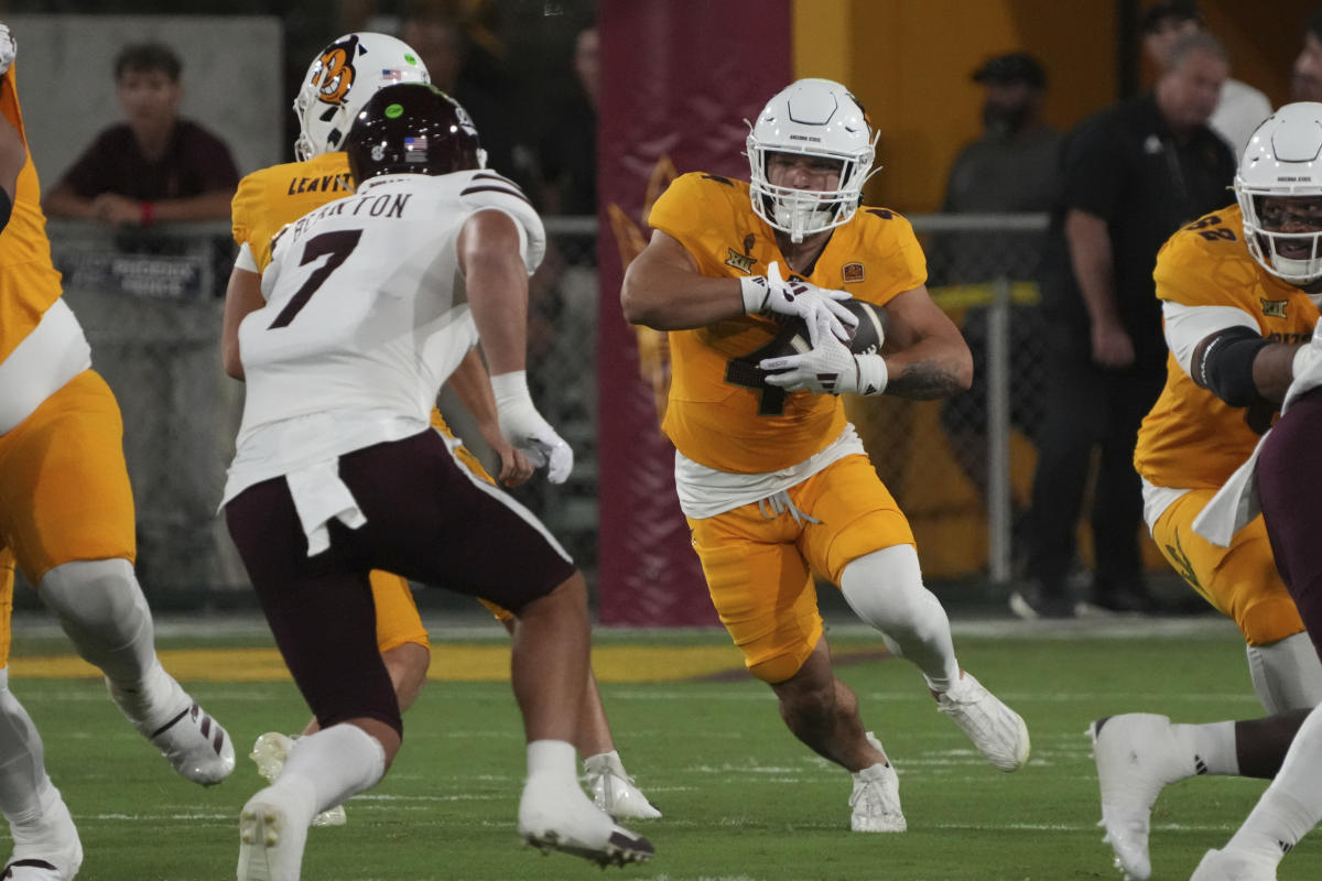 Skattebo runs 262 yards, Arizona State wins 30-23 against Mississippi State