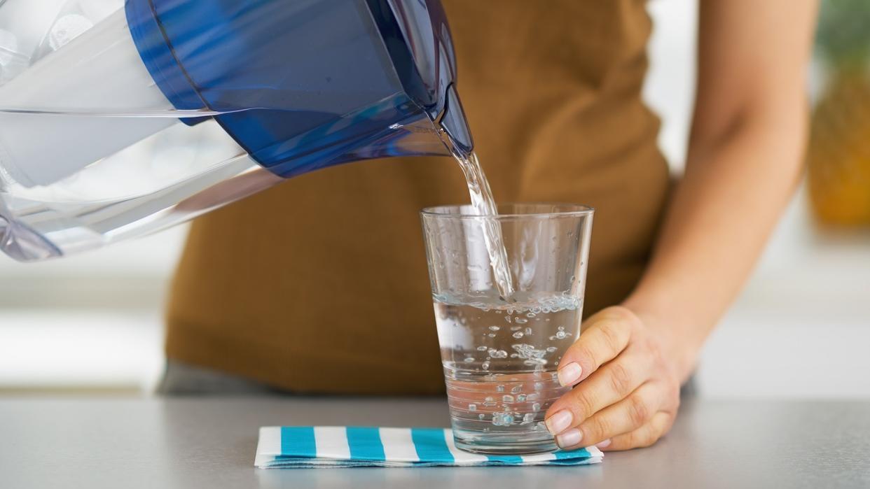 using a filtered water pitcher