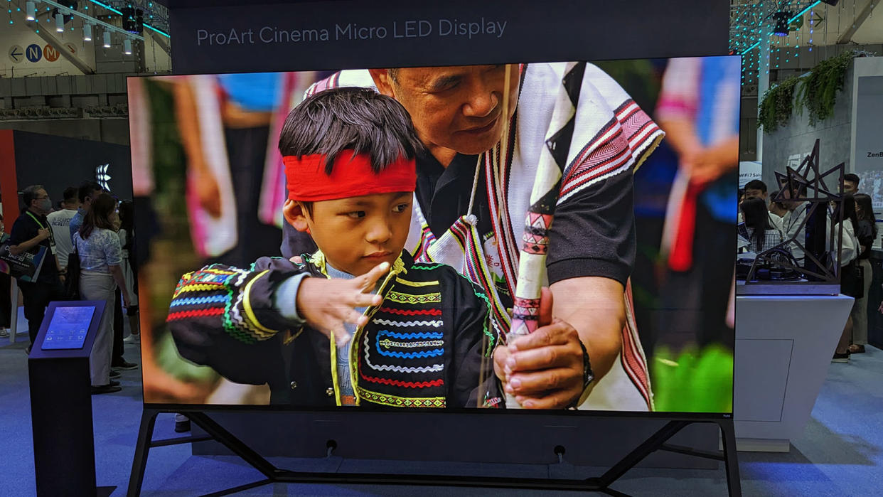  ProArt Cinema PQ07 Micro LED display showcased at Computex 2023. 