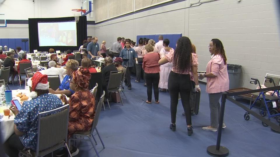 The brunch was at the Dr. James R. Smith Neighborhood Center in Orlando.