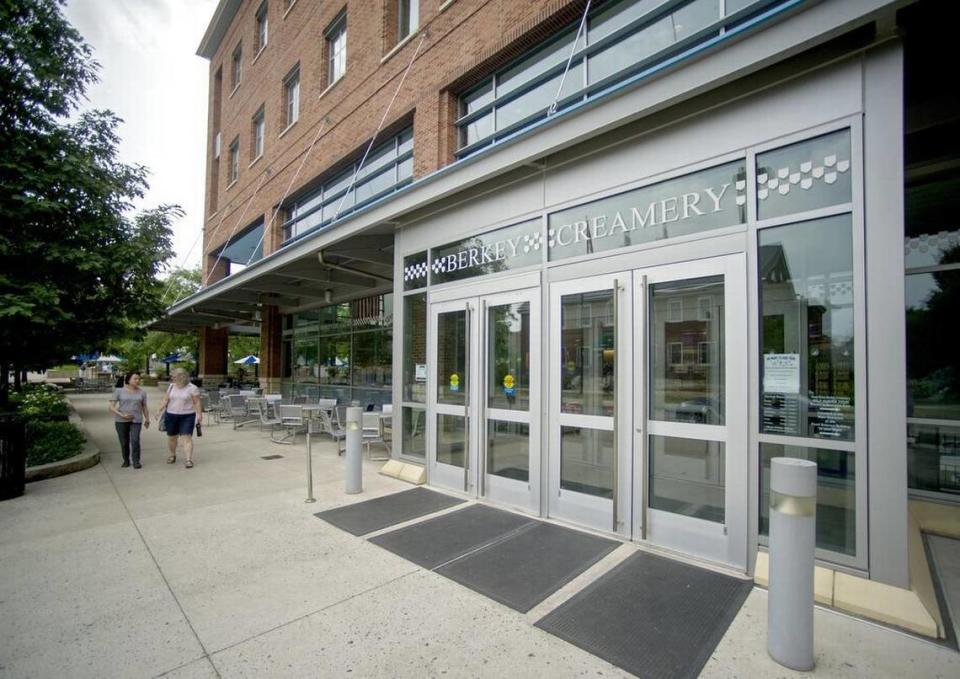 The Penn State Berkey Creamery is a favorite spot for ice cream, but only one person has received two different flavors on an ice cream cone.