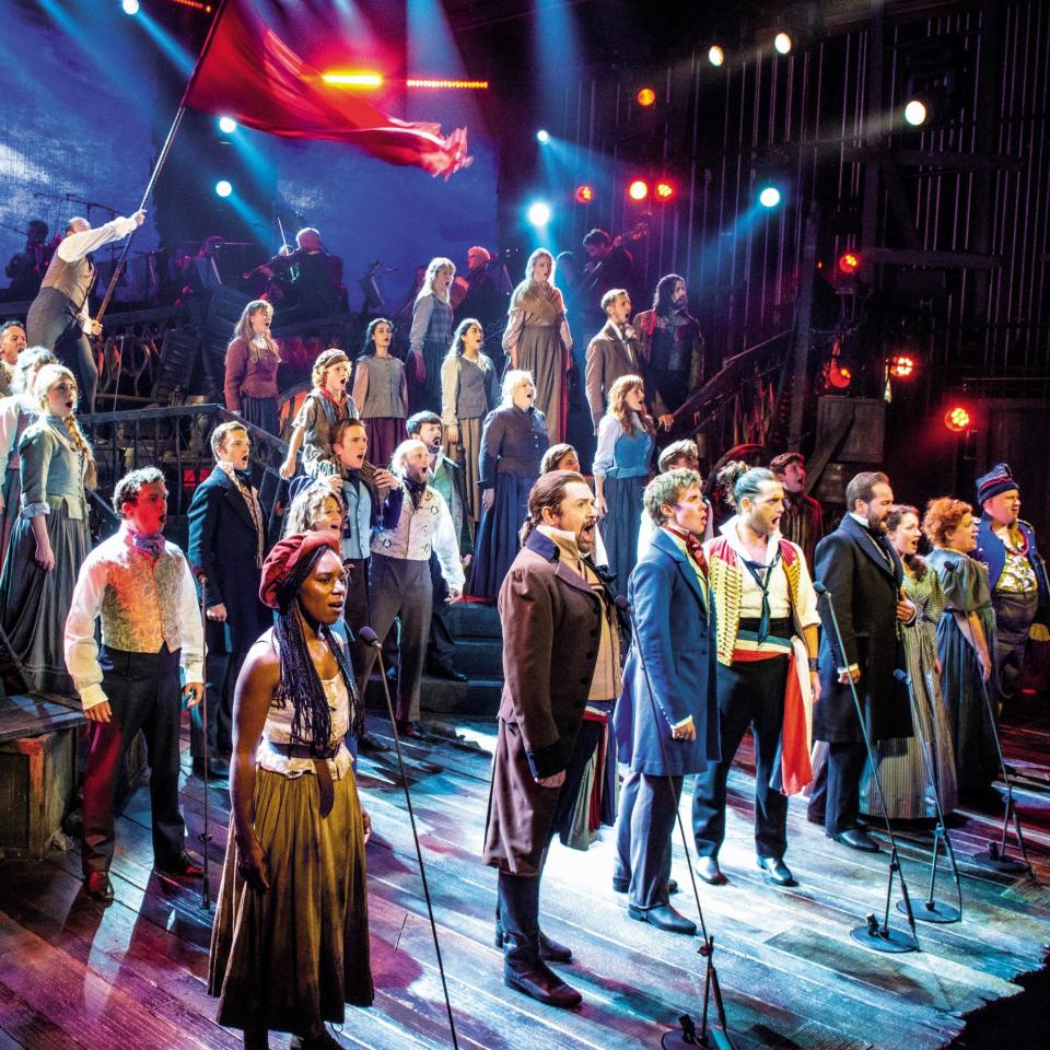 The cast of Les Misérables: The Staged Concert - Michael Le Poer Trench