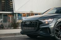 <p>A wider, octagonal grille and optional 22-inch wheels add to the effect, as does its sail-shaped C-pillar, which Audi has styled to resemble that of the original Quattro coupe.</p>
