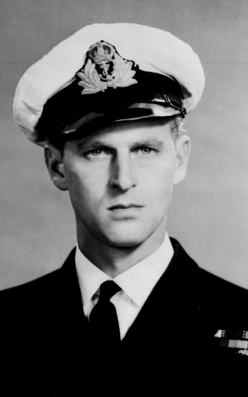 The Duke is his Royal Navy uniform - PA