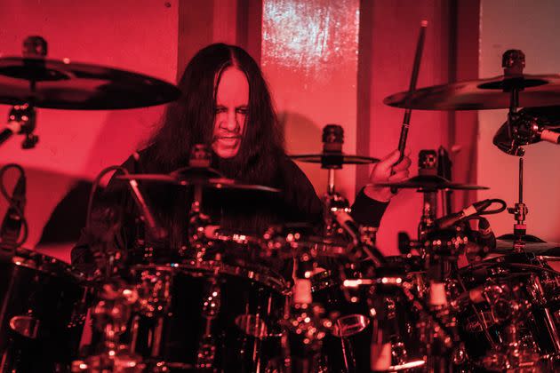 Joey performing live on stage at the 100 Club in London, on November 15, 2017. (Photo by Kevin Nixon/Metal Hammer Magazine/Future via Getty Images) (Photo: Metal Hammer Magazine via Getty Images)