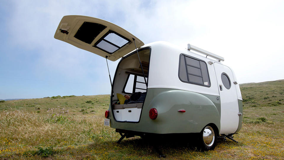 The exterior of the Happier Camper HC1