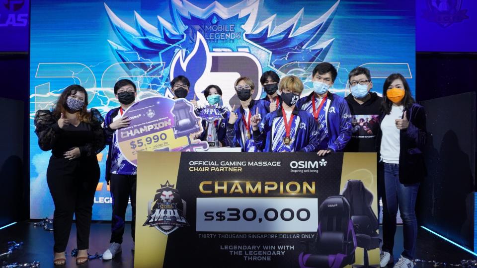 RSG SG finally beat their local rivals EVOS SG to the MPL SG championship title. (Photo: Yahoo Esports SEA)