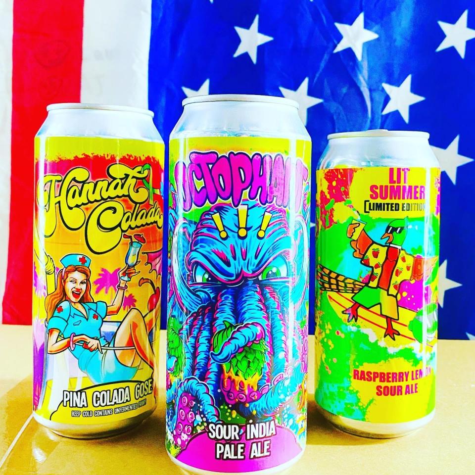 Sour Not Sorry varieties come in colorful cans.