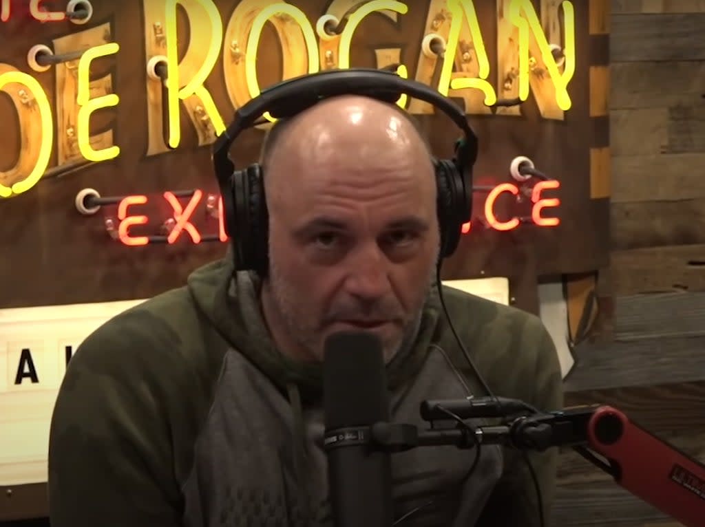 Actor and comedian Joe Rogan, hosting his globally successful podcast ‘The Joe Rogan Experience'  (Spotify/The Joe Rogan Experience)