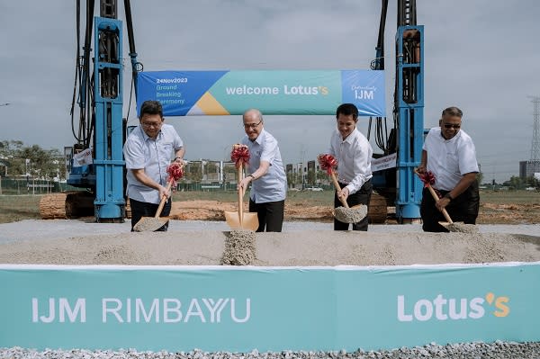 Lotus's @ IJM Rimbayu to operate under a 30-year lease starting