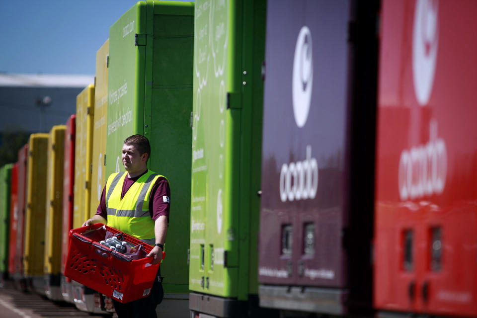 Ocado shares have rallied by nearly 150% over the past 12 months. Photo: Jason Alden/Bloomberg/Getty Images