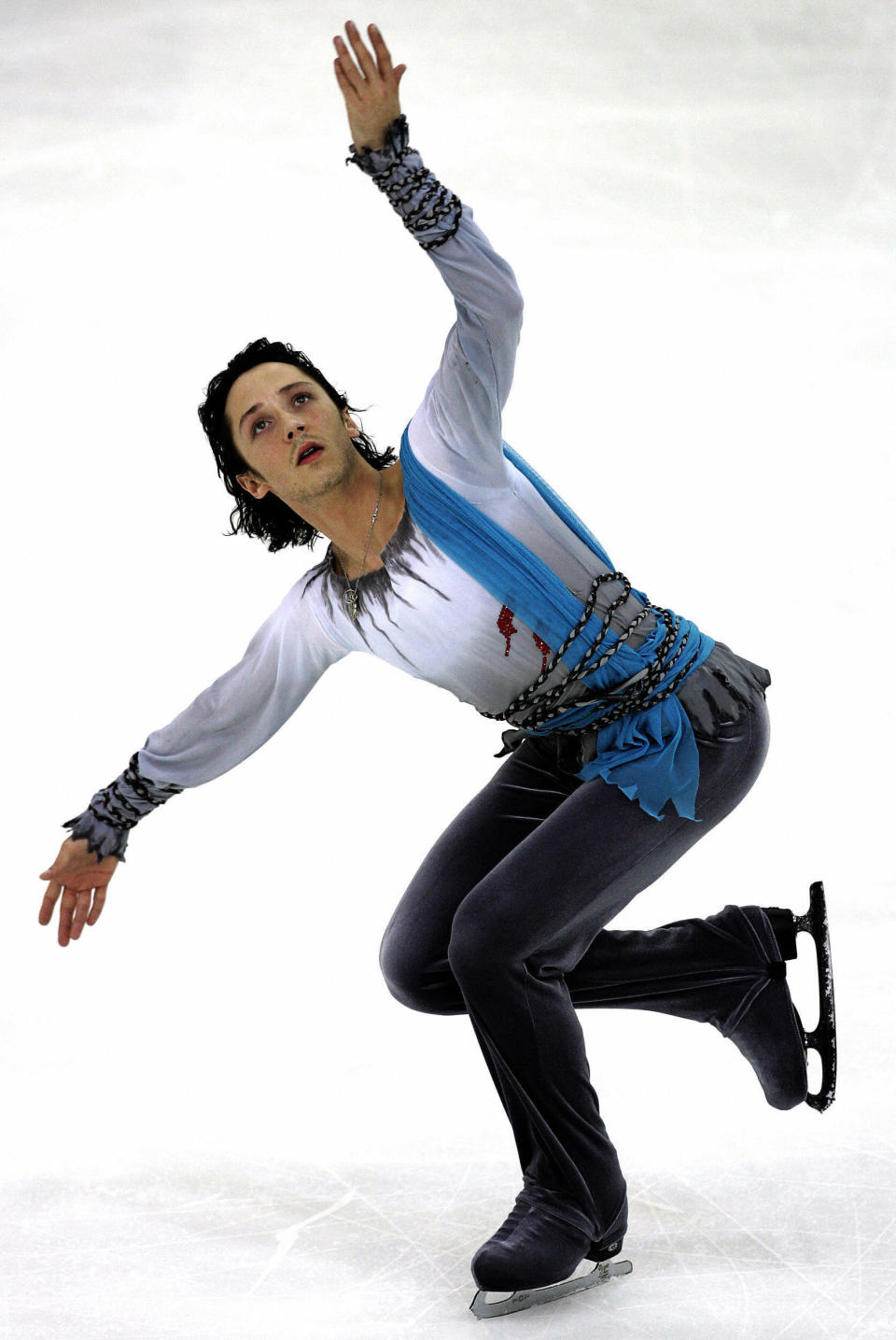 Performing&nbsp;his men's free program at the Cup of Russia ISU Grand Prix of figure skating in Moscow on Nov. 25, 2006.