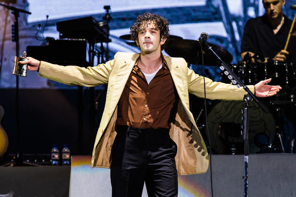 Matty onstage